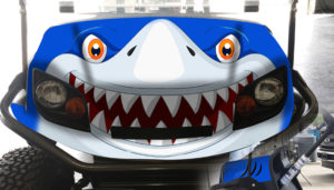 Shark golf cart