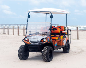 Stingrays Cart at the beach.