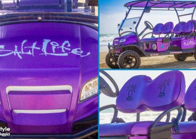 Purple cart